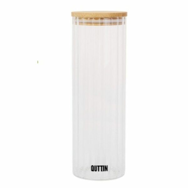 Transparentes Glasgefäß Quttin    9 x 27 cm 1,4 L (12 Stück) – Bild 2