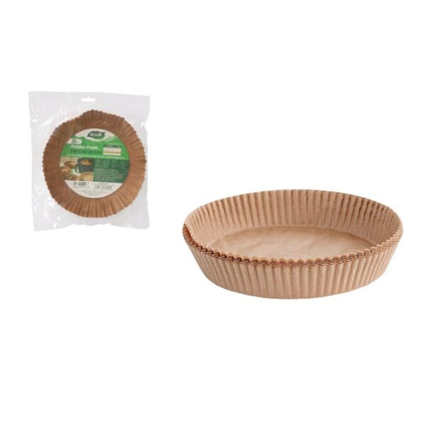 Papier für Heißluftfritteuse Algon 20 cm Fritteuse ohne Öl (24 Stück) – Bild 2