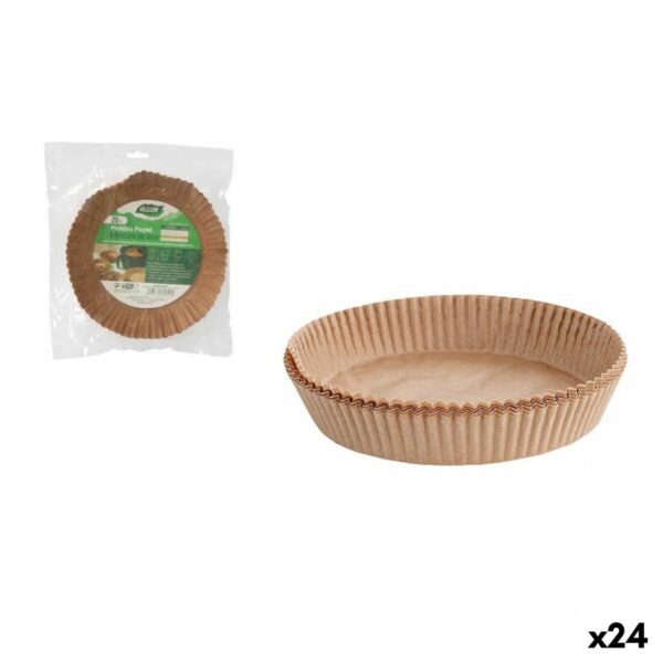 Papier für Heißluftfritteuse Algon 20 cm Fritteuse ohne Öl (24 Stück)