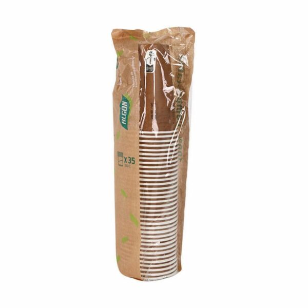 Gläserset Algon Einwegartikel Pappe Kraftpapier 35 Stücke 350 ml (20 Stück) – Bild 3