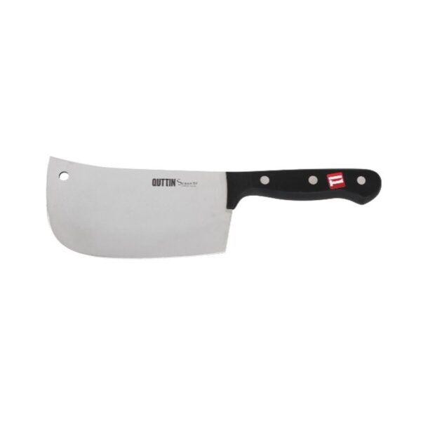 Küchenbeil Quttin Sybarite Schwarz Silberfarben 17,5 cm (6 Stück) – Bild 2