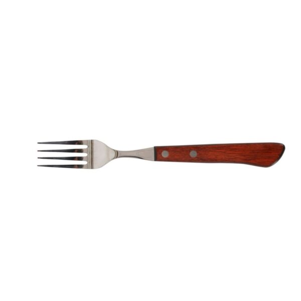 Gabel Quttin Packwood 9,5 cm Braun Silberfarben (36 Stück) – Bild 2