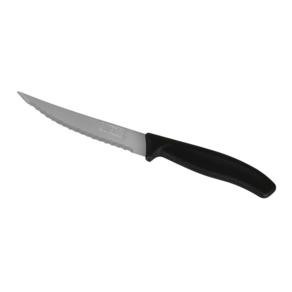 Steakmesser-Set Quttin Schwarz Silberfarben 11 cm 6 Stücke (12 Stück) – Bild 2