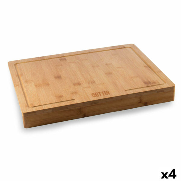 Schneidebrett Quttin Bambus 45 x 35 x 1,2 cm (4 Stück)