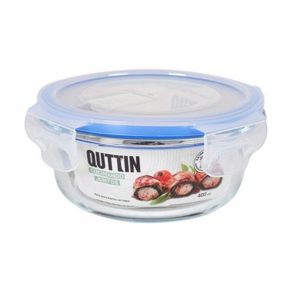 Runde Lunchbox mit Deckel Quttin Durchsichtig 400 ml Ø 13,5 x 6 cm (12 Stück) – Bild 2