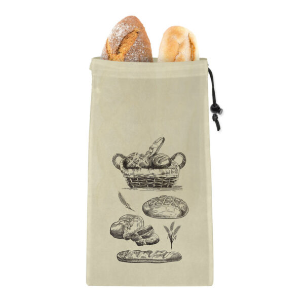 Wiederverwendbare Säcke für Lebensmittel Quttin Brot TNT (Non Woven) 2 Stücke 25 x 45 cm (36 Stück) – Bild 3