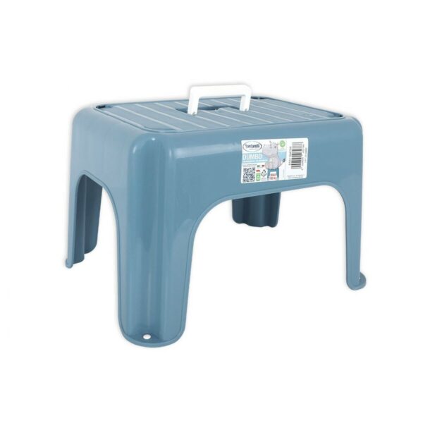Hocker Tontarelli Dumbo Blau 38 x 30 x 24 cm Mit Griff (6 Stück) – Bild 2