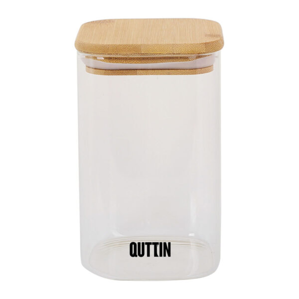 Lebensmittelbehälter Quttin Bambus Borosilikatglas 720 ml (12 Stück) – Bild 2