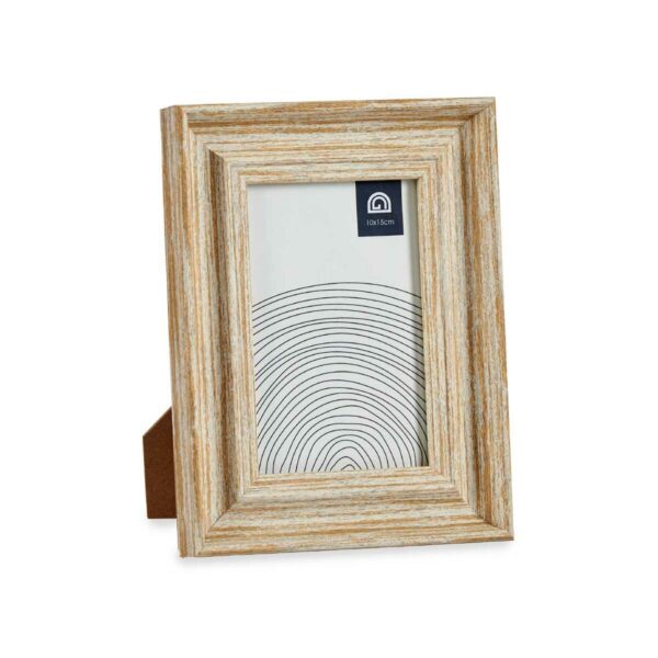 Fotorahmen Kristall Gold Holz Braun Kunststoff (16,2 x 2 x 21 cm) (6 Stück) – Bild 2