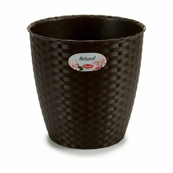 Blumentopf Stefanplast Kunststoff 24 x 22 x 24 cm (6 Stück) – Bild 2