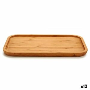 Tablett für Snacks Kinvara JWKW-3712-1 Braun 30 x 1,5 x 20 cm (12 Stück)