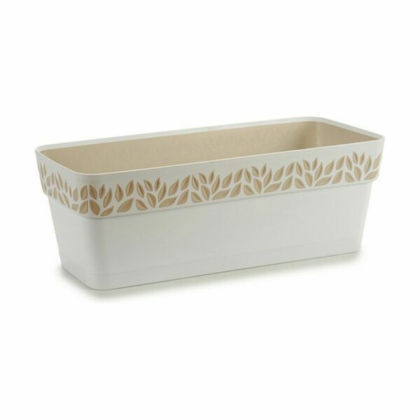 Blumenkasten Stefanplast Cloe Weiß Kunststoff 49,5 x 17 x 19 cm (12 Stück) – Bild 2