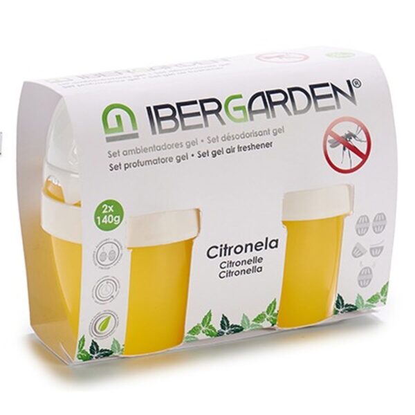 Lufterfrischer-Set Ibergarden 1165 Zitronella Gel (24 Stück) – Bild 2