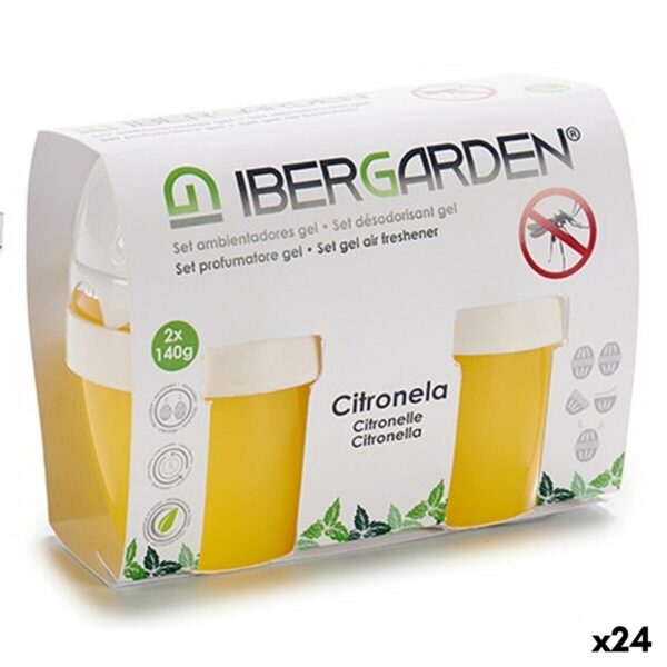 Lufterfrischer-Set Ibergarden 1165 Zitronella Gel (24 Stück)