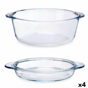 Topf mit Deckel Pasabahce 1017138-59003 Durchsichtig 2,1 L (4 Stück)