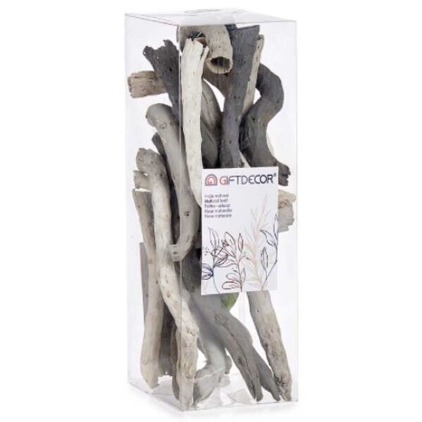 Dekorativer Baumstamm Grau 9 x 27 x 9 cm (12 Stück) – Bild 2