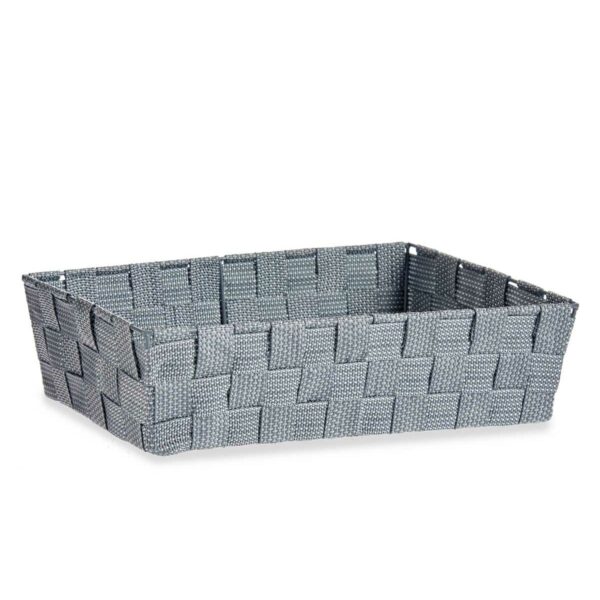 Mehrzweckkorb Kipit 79812 Grau Stoff 3,8 L 34 x 8,5 x 21 cm (18 Stück) – Bild 2