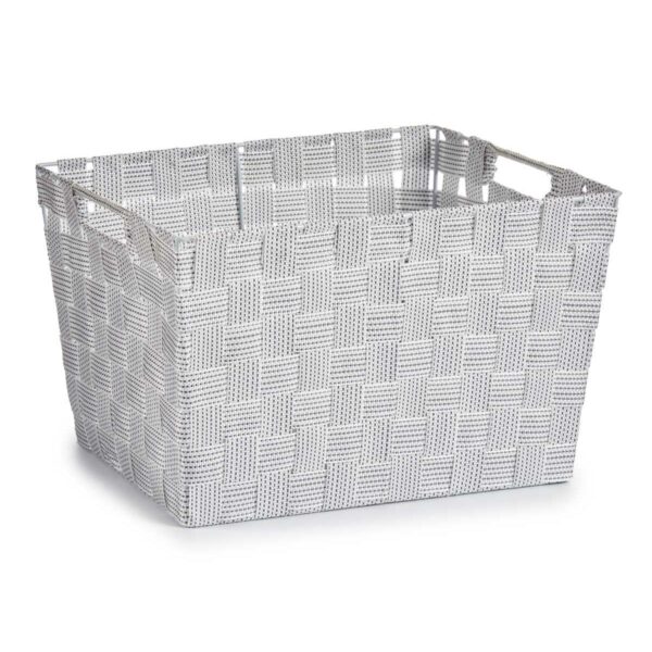 Wäschekorb Kipit A3-6875 Weiß Stoff 10 L 25 x 20 x 35 cm (12 Stück) – Bild 2