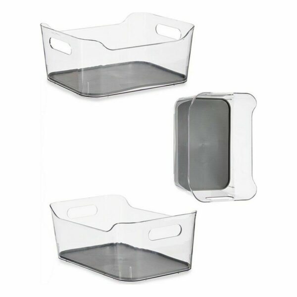 Schubladen-Organizer Kinvara W623318 Grau Wiederverwerteter Kunststoff 17 x 10,5 x 24,5 cm (12 Stück) – Bild 2
