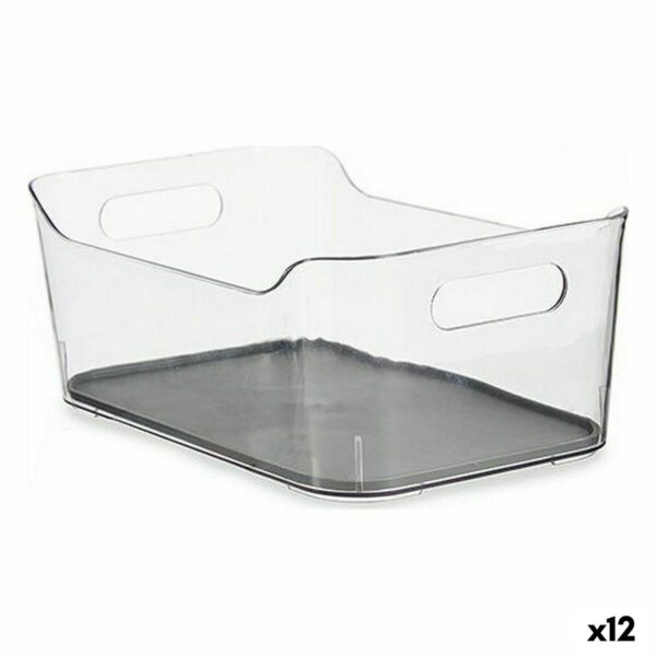 Schubladen-Organizer Kinvara W623318 Grau Wiederverwerteter Kunststoff 17 x 10,5 x 24,5 cm (12 Stück)