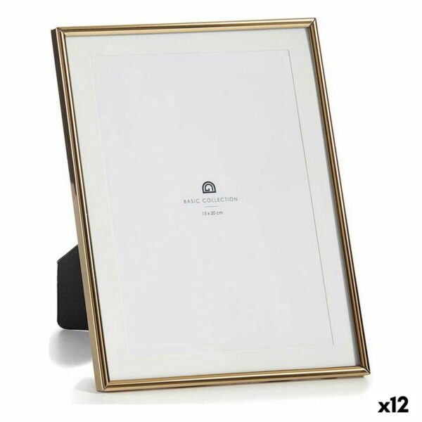 Fotorahmen MS61001-MAT GOLD Gold Kristall Stahl (12 Stück)
