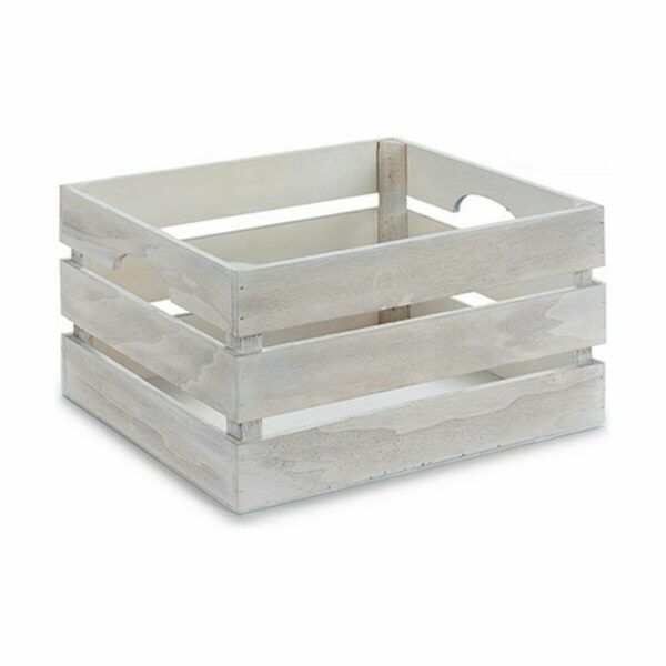Dekorative Box Weiß Holz 36 x 18 x 26 cm (12 Stück) – Bild 2