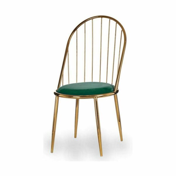 Stuhl Stangen grün Gold 48 x 95,5 x 48 cm (2 Stück) – Bild 2