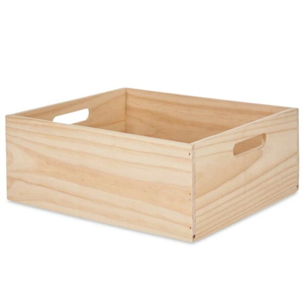 Dekorative Box Kiefernholz 31 x 14 x 36 cm (4 Stück) – Bild 2