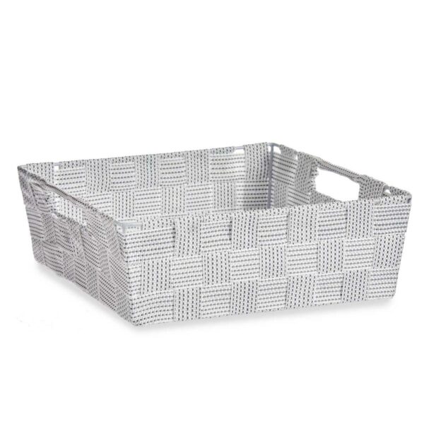 Mehrzweckkorb Kipit A3-693109 Weiß Stoff 3 L 23 x 8 x 27 cm 27 x 8 x 23 cm (48 Stück) – Bild 2