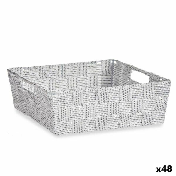 Mehrzweckkorb Kipit A3-693109 Weiß Stoff 3 L 23 x 8 x 27 cm 27 x 8 x 23 cm (48 Stück)