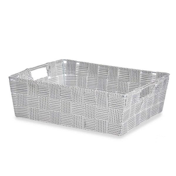 Mehrzweckkorb Kipit A3-693109 Weiß Stoff 3 L 23 x 8 x 27 cm 27 x 8 x 23 cm (48 Stück) – Bild 3