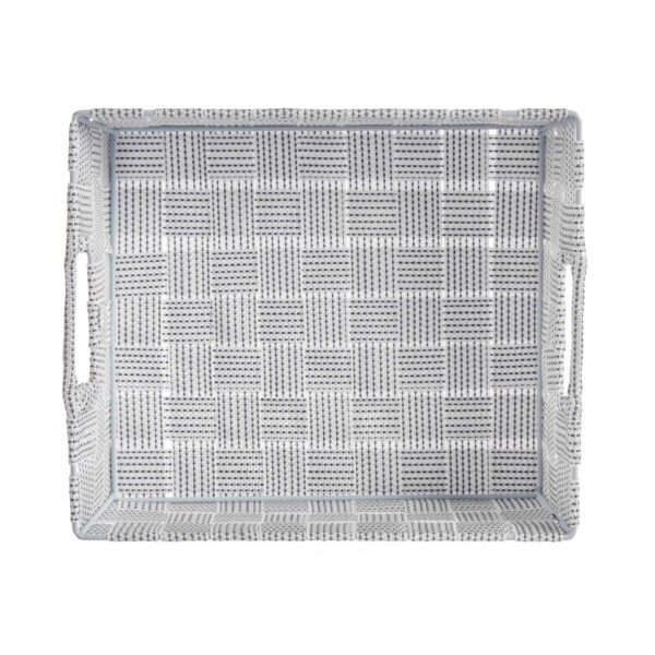 Mehrzweckkorb Kipit A3-693109 Weiß Stoff 3 L 23 x 8 x 27 cm 27 x 8 x 23 cm (48 Stück) – Bild 4