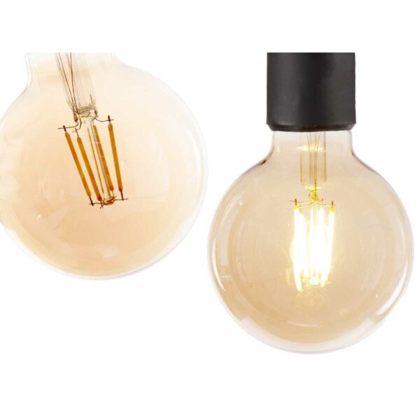 LED-Lampe Vintage E27 Durchsichtig 4 W 9,5 x 14 x 9,5 cm (12 Stück) – Bild 3