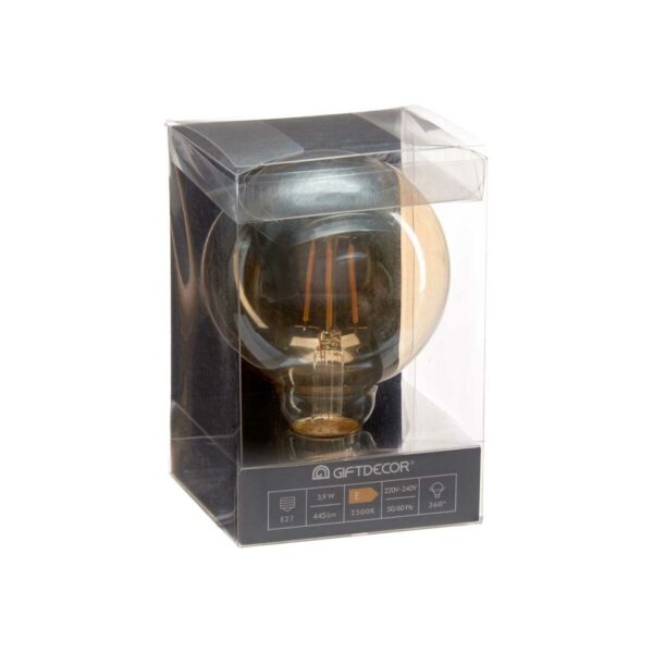 LED-Lampe Vintage E27 Durchsichtig 4 W 9,5 x 14 x 9,5 cm (12 Stück) – Bild 6