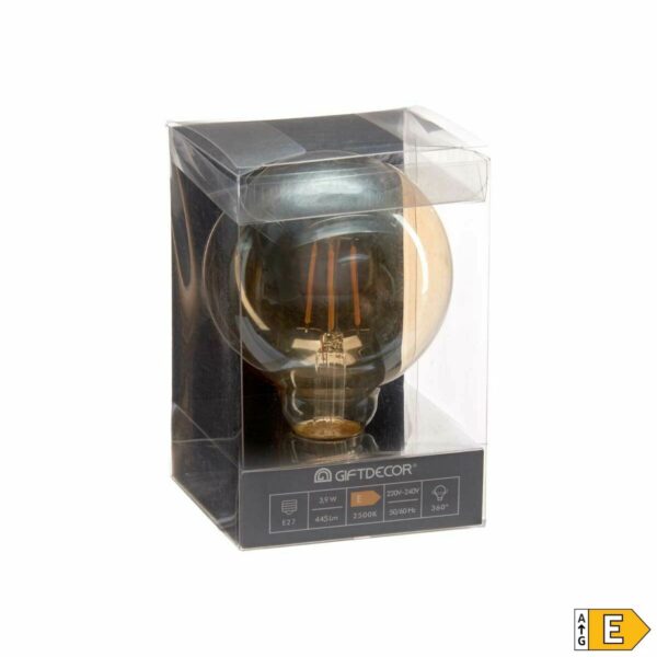 LED-Lampe Vintage E27 Durchsichtig 4 W 9,5 x 14 x 9,5 cm (12 Stück) – Bild 2