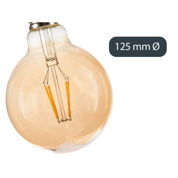LED-Lampe Vintage E27 Durchsichtig 4 W 12,5 x 17,5 x 12,5 cm (12 Stück) – Bild 4
