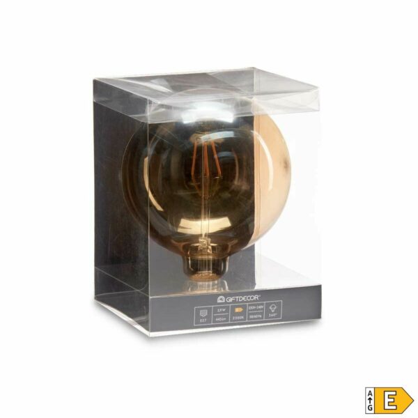 LED-Lampe Vintage E27 Durchsichtig 4 W 14 x 19 x 14 cm (12 Stück) – Bild 2