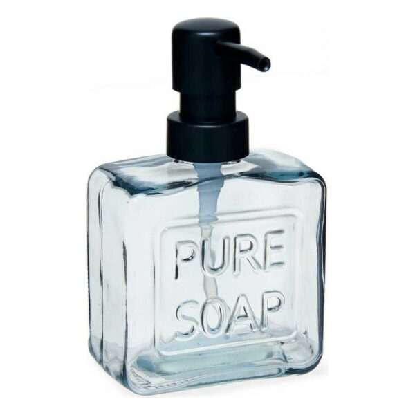 Seifenspender Pure Soap 250 ml Kristall Schwarz Kunststoff (12 Stück) – Bild 2