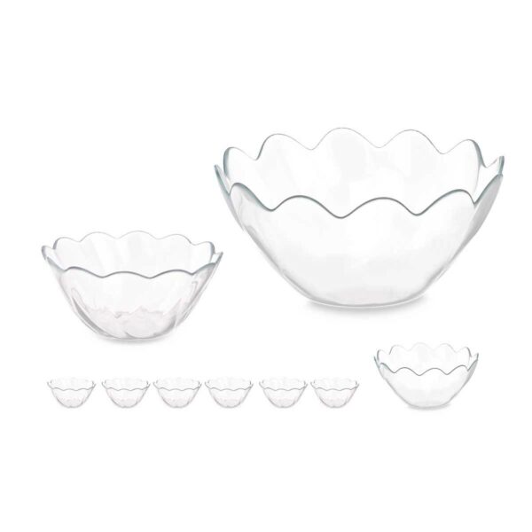 Schalenset Pasabahce Hasir Durchsichtig Glas (2 Stück) – Bild 5