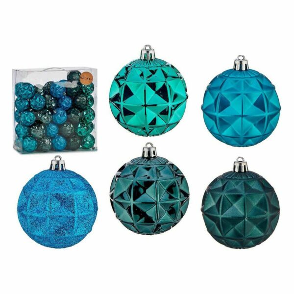 Weihnachtskugeln-Set türkis 7 cm (4 Stück) – Bild 2