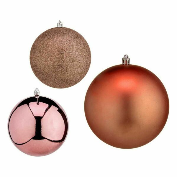 Weihnachtskugeln-Set Krist+ 00786 Kupfer Kunststoff (6 Stück) – Bild 2