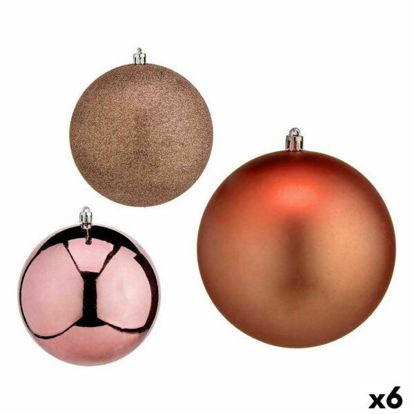 Weihnachtskugeln-Set Krist+ 00786 Kupfer Kunststoff (6 Stück)