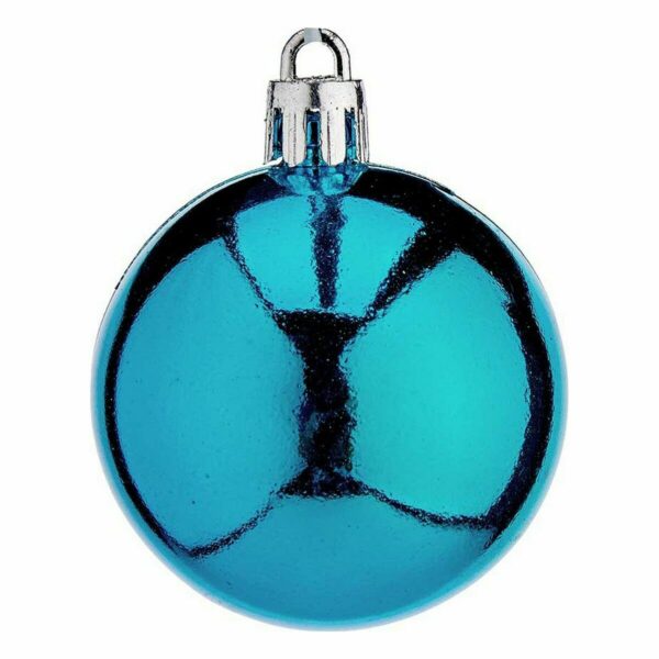 Weihnachtskugeln-Set Krist+ 00466-1 Blau Kunststoff (12 Stück) – Bild 2