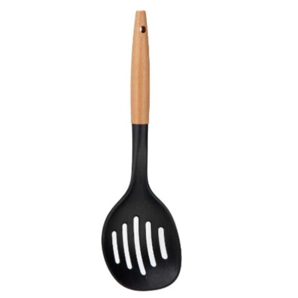 Schaumlöffel Kinvara 79622 Schwarz natürlich Holz 11 x 35 x 4 cm (12 Stück) – Bild 4
