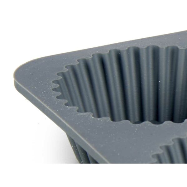 Muffinform Kinvara HH341 Hellgrau Dunkelgrau 25,5 x 3 x 17,5 cm Muffins (6 Stück) – Bild 3