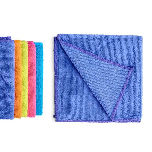 Tücher Bunt 30 x 30 x 0,02 cm (12 Stück) – Bild 2