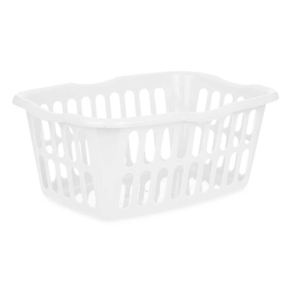 Korb Kipit 8067-W Weiß Polypropylen 50 L 58 x 24 x 42 cm (12 Stück) – Bild 2