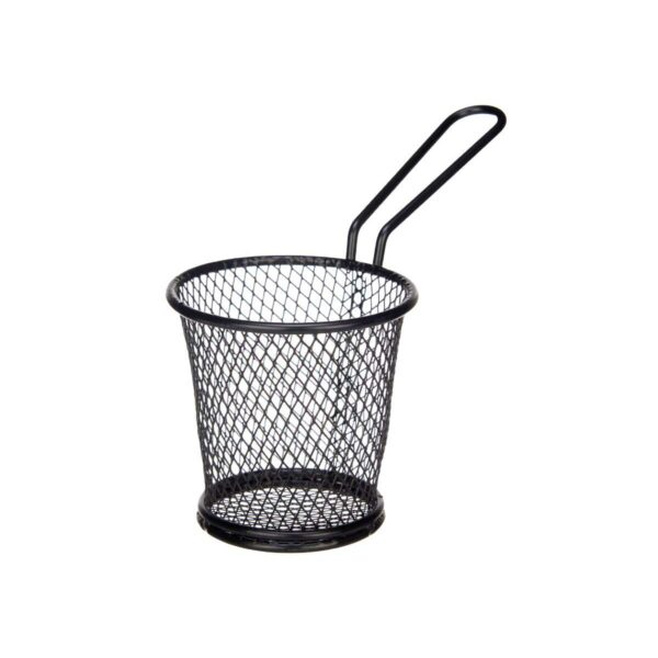 Körbchen für Finger-Food Kinvara W8088S-BLACK Schwarz Metall 16 x 11,5 x 8 cm (12 Stück) – Bild 2