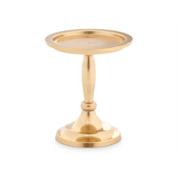 Kerzenleuchter Gold Aluminium 10 x 12 x 10 cm (8 Stück) – Bild 2