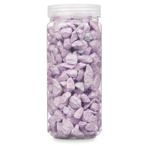 Deko-Steine Lila 10 - 20 mm 700 g (12 Stück) – Bild 2